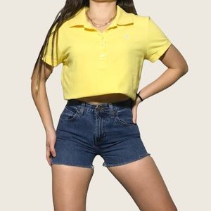 4/$25 Aeropostale yellow polo shirt